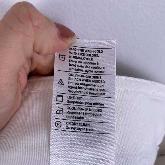 VINCE Belted Linen Blend Twill Shorts White 8 - Picture 8 of 9